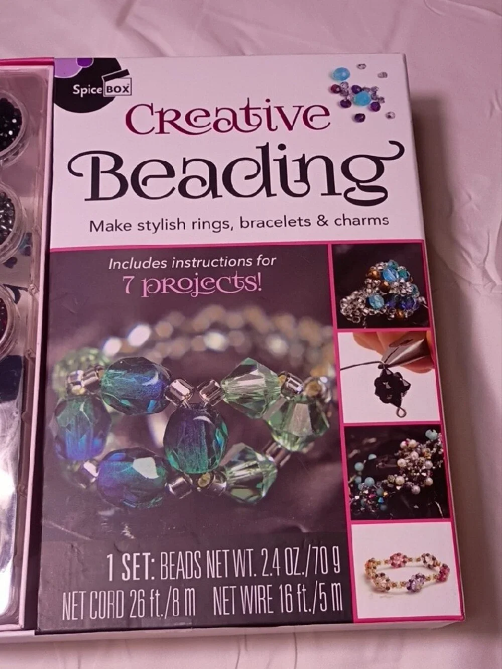 Creative Beading Kit - Pink - Picture 3 of 5